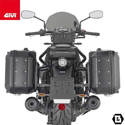 GIVI PLO8206MK サイドケースホルダー MONOKEY ( モノキー ) 用 PL ONE-FIT／MOTO GUZZI V7 ストーン / MOTO GUZZI V7 スペシャル専用