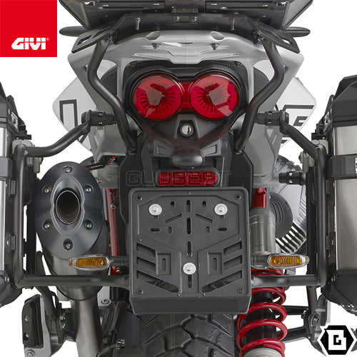 GIVI PLO8209CAM サイドケースホルダー TREKKER OUTBACK MONOKEY CAM-SIDE用 PL ONE-FIT／MOTO GUZZI V85 TT専用