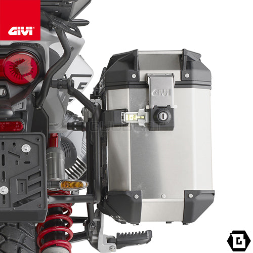 GIVI PLO8209CAM サイドケースホルダー TREKKER OUTBACK MONOKEY CAM-SIDE用 PL ONE-FIT ／ MOTO GUZZI V85 TT専用