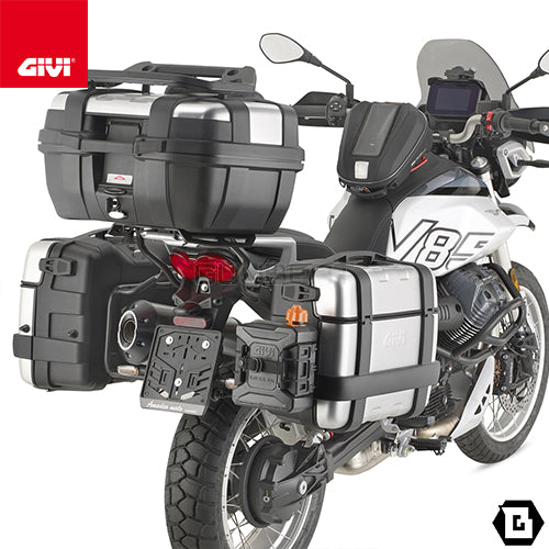 GIVI PLO8209MK サイドケースホルダー MONOKEY ( モノキー ) 用 PL ONE-FIT／MOTO GUZZI V85 TT専用