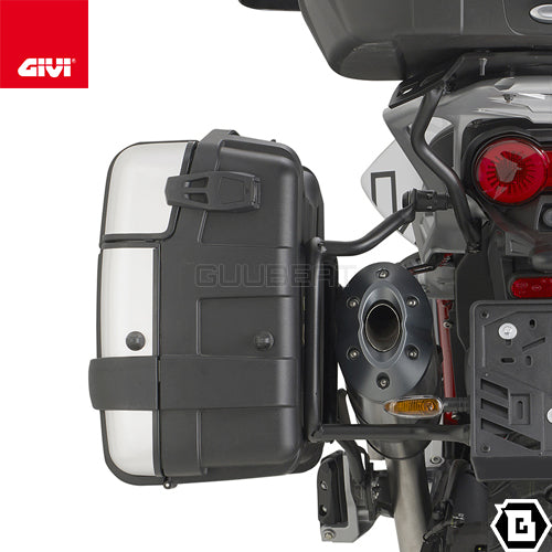 GIVI PLO8209MK サイドケースホルダー MONOKEY（モノキー）用 PL ONE-FIT｜MOTO GUZZI V85 TT 対応