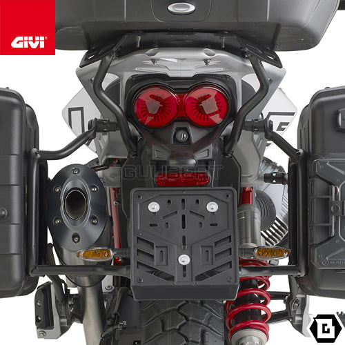 GIVI PLO8209MK サイドケースホルダー MONOKEY ( モノキー ) 用 PL ONE-FIT ／ MOTO GUZZI V85 TT専用