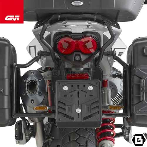 GIVI PLO8209MK サイドケースホルダー MONOKEY（モノキー）用 PL ONE-FIT｜MOTO GUZZI V85 TT 対応