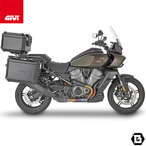 GIVI PLO8400CAM サイドケースホルダー TREKKER OUTBACK MONOKEY CAM-SIDE用 PL ONE-FIT／HARLEY DAVIDSON パンアメリカン 1250専用