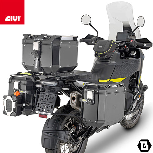 GIVI PLO9430CAM サイドケースホルダー TREKKER OUTBACK MONOKEY CAM-SIDE用 PL ONE-FIT ／ HUSQVARNA ノーデン 901 / KTM 790 アドベンチャー R他専用