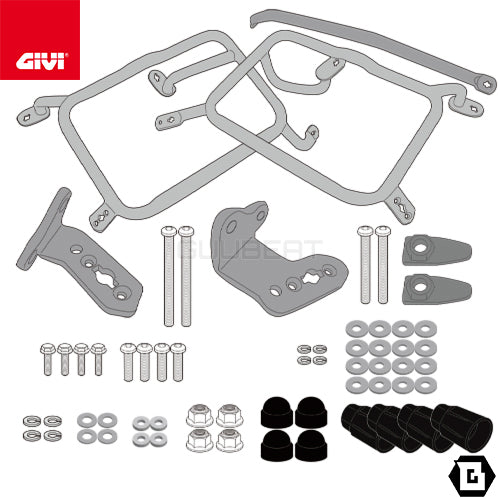 GIVI PLO9430MK サイドケースホルダー MONOKEY ( モノキー ) 用 PL ONE-FIT／HUSQVARNA ノーデン 901専用