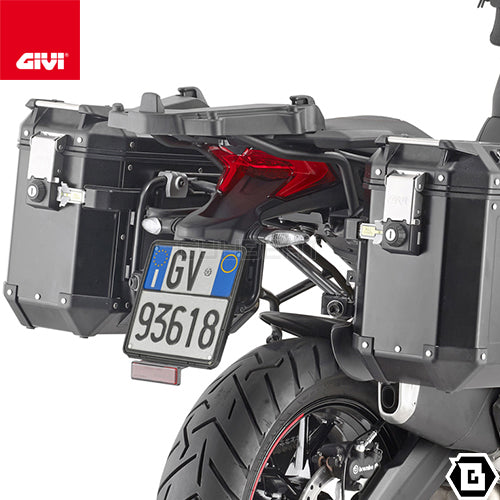 GIVI PLOR7412CAM サイドケースホルダー ラピッドリリース機能付き TREKKER OUTBACK MONOKEY CAM-SIDE用 PL ONE-FIT／DUCATI ムルティストラーダ 1260 ENDURO / DUCATI ムルティストラーダ 950 S専用