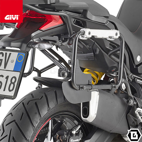 GIVI PLOR7412CAM サイドケースホルダー ラピッドリリース機能付き TREKKER OUTBACK MONOKEY CAM-SIDE用 PL ONE-FIT／DUCATI ムルティストラーダ 1260 ENDURO / DUCATI ムルティストラーダ 950 S専用