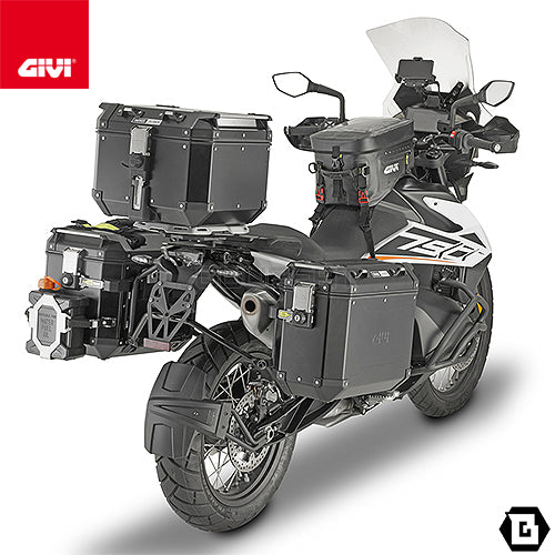 GIVI PLOR7710CAM サイドケースホルダー ラピッドリリース機能付き TREKKER OUTBACK MONOKEY CAM-SIDE用 PL ONE-FIT ／ KTM 790 アドベンチャー R / KTM 790 アドベンチャー他専用