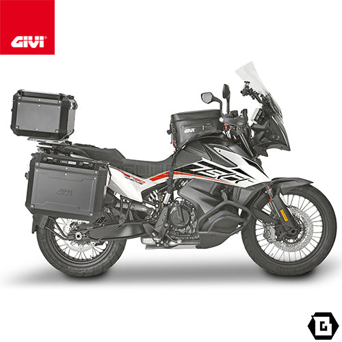 GIVI PLOR7710CAM サイドケースホルダー ラピッドリリース機能付き TREKKER OUTBACK MONOKEY CAM-SIDE用 PL ONE-FIT／KTM 790 アドベンチャー R / KTM 790 アドベンチャー / KTM 890 アドベンチャー専用