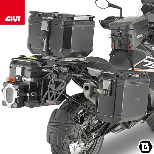 GIVI PLOR7710N サイドケースホルダー トレッカーアウトバック・モノキー対応 PL ONE-FIT クイックリリース機能／KTM 790 アドベンチャー R / KTM 790 アドベンチャー専用