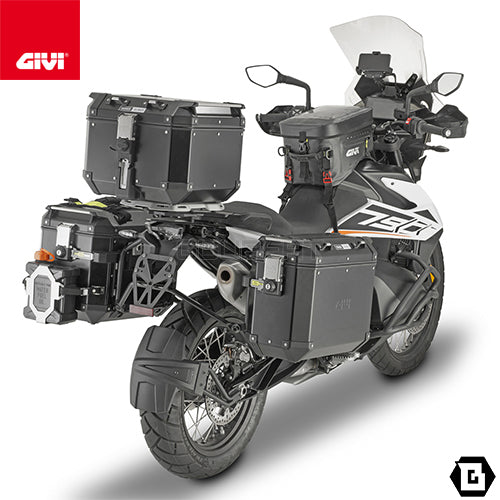 GIVI PLOR7710N サイドケースホルダー トレッカーアウトバック・モノキー対応 PL ONE-FIT クイックリリース機能／KTM 790 アドベンチャー R / KTM 790 アドベンチャー専用