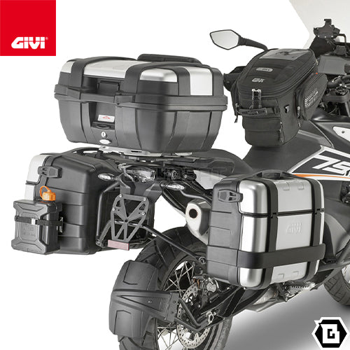 GIVI PLOR7710N サイドケースホルダー トレッカーアウトバック・モノキー対応 PL ONE-FIT クイックリリース機能／KTM 790 アドベンチャー R / KTM 790 アドベンチャー専用