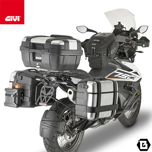 GIVI PLOR7710N サイドケースホルダー トレッカーアウトバック・モノキー対応 PL ONE-FIT クイックリリース機能／KTM 790 アドベンチャー R / KTM 790 アドベンチャー専用