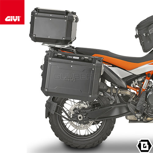 GIVI PLOR7710N サイドケースホルダー トレッカーアウトバック・モノキー対応 PL ONE-FIT クイックリリース機能／KTM 790 アドベンチャー R / KTM 790 アドベンチャー専用