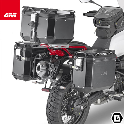 GIVI PLOR8203CAM サイドケースホルダー ラピッドリリース機能付き TREKKER OUTBACK MONOKEY CAM-SIDE用 PL ONE-FIT／MOTO GUZZI V85 TT専用