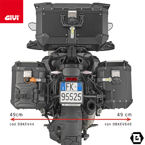 GIVI PLOS5146CAM サイドケースホルダー TREKKER OUTBACK EVO用（PL ONE-FIT CAM-SIDE／右側専用設計）｜BMW R 1300 GS ADVENTURE 対応