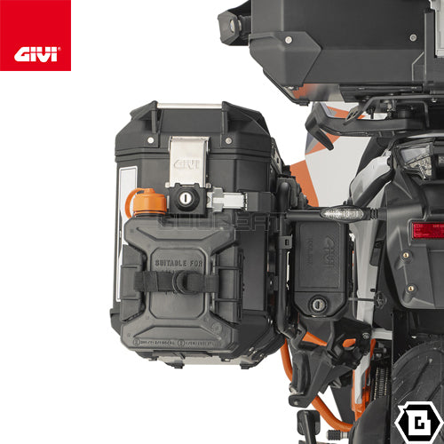 GIVI PLOS7713CAM サイドケースホルダー TREKKER OUTBACK EVO用 PL ONE-FIT CAM-SIDE／KTM 1290 スーパーアドベンチャー S / KTM 1290 スーパーアドベンチャー R専用