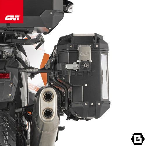 GIVI PLOS7713CAM サイドケースホルダー TREKKER OUTBACK EVO用 PL ONE-FIT CAM-SIDE／KTM 1290 スーパーアドベンチャー S / KTM 1290 スーパーアドベンチャー R専用