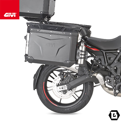 GIVI PLOS8717CAM サイドケースホルダー TREKKER OUTBACK EVO用（PL ONE-FIT CAM-SIDE／右側専用設計）｜BENELLI TRK 702 / TRK 702 X 対応