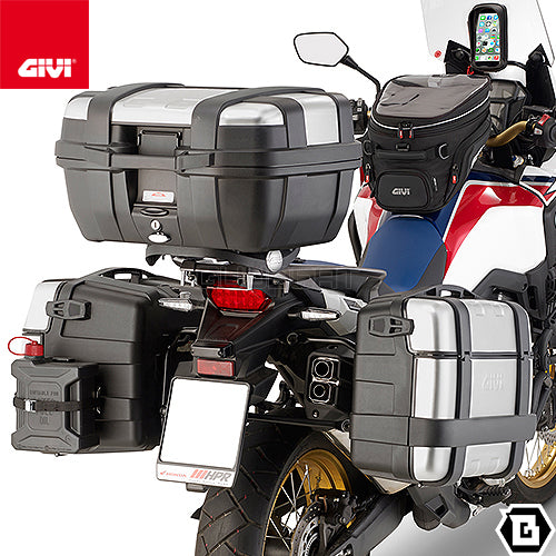 GIVI PLR1144 サイドケースホルダー MONOKEY ( モノキー ) 用 ラピッドリリース機能付き／HONDA CRF1000L アフリカツイン専用