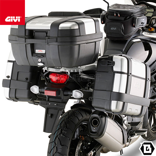 GIVI PLR3105 サイドケースホルダー MONOKEY ( モノキー ) 用 ラピッドリリース機能付き／SUZUKI Vストローム 1000専用