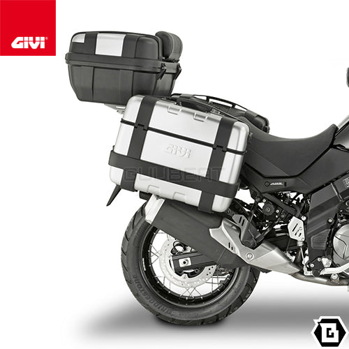 GIVI PLR3112 サイドケースホルダー MONOKEY ( モノキー ) 用 ラピッドリリース機能付き／SUZUKI Vストローム 650専用