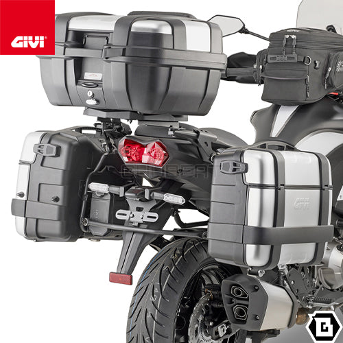 GIVI PLR4126 サイドケースホルダー MONOKEY ( モノキー ) 用 ラピッドリリース機能付き／KAWASAKI ヴェルシス 1100他専用