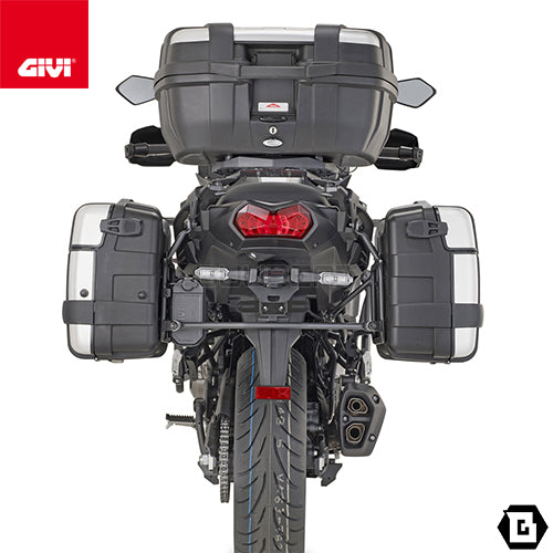 GIVI PLR4126 サイドケースホルダー MONOKEY ( モノキー ) 用 ラピッドリリース機能付き／KAWASAKI ヴェルシス 1100他専用