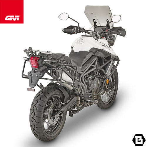 GIVI PLR6413 サイドケースホルダー MONOKEY ( モノキー ) 用 ラピッドリリース機能付き／TRIUMPH タイガー 800 XC / TRIUMPH タイガー 800 XR専用