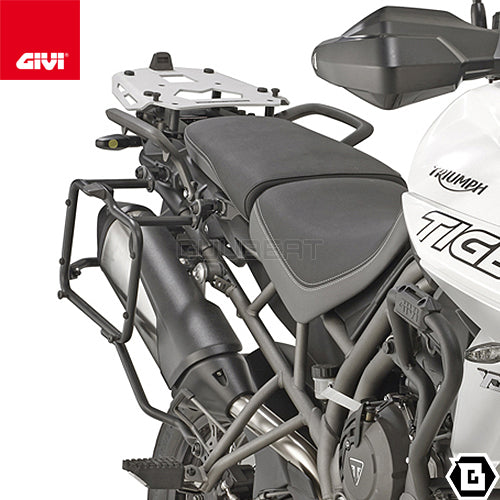 GIVI PLR6413 サイドケースホルダー MONOKEY ( モノキー ) 用 ラピッドリリース機能付き ／ TRIUMPH タイガー 800 XC / TRIUMPH タイガー 800 XR専用