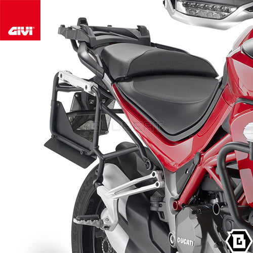 GIVI PLR7406CAM サイドケースホルダー ラピッドリリース機能付き TREKKER OUTBACK MONOKEY CAM-SIDE用／DUCATI ムルティストラーダ 1200 / DUCATI ムルティストラーダ 1200 ENDURO / DUCATI ムルティストラーダ 950専用