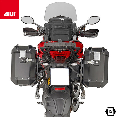 GIVI PLR7411CAM サイドケースホルダー ラピッドリリース機能付き TREKKER OUTBACK MONOKEY CAM-SIDE用 ／ DUCATI ムルティストラーダ 1260専用