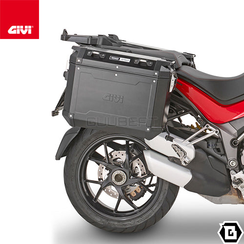 GIVI PLR7411CAM サイドケースホルダー ラピッドリリース機能付き TREKKER OUTBACK MONOKEY CAM-SIDE用 ／ DUCATI ムルティストラーダ 1260専用