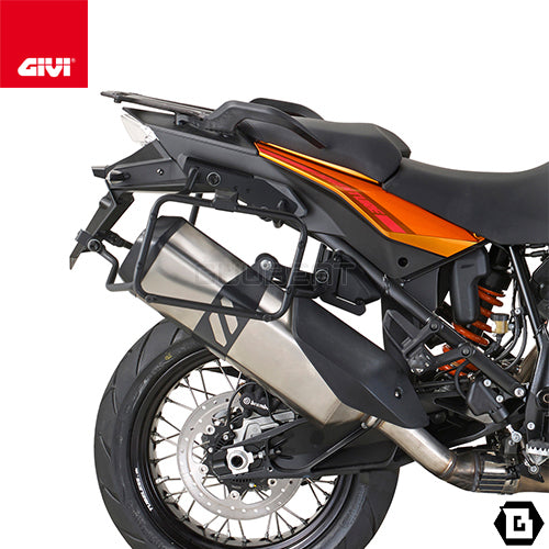 GIVI PLR7706 サイドケースホルダー MONOKEY ( モノキー ) 用 ラピッドリリース機能付き／KTM 1290 スーパーアドベンチャー S / KTM 1290 スーパーアドベンチャー R / KTM 1290 スーパーアドベンチャー T / KTM 1290 スーパーアドベンチャー他専用