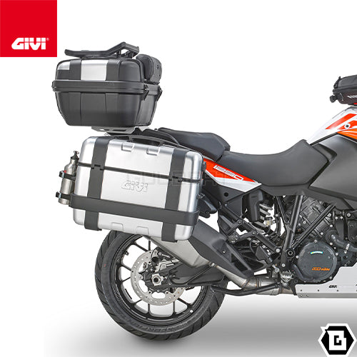 GIVI PLR7706 サイドケースホルダー MONOKEY ( モノキー ) 用 ラピッドリリース機能付き／KTM 1290 スーパーアドベンチャー S / KTM 1290 スーパーアドベンチャー R / KTM 1290 スーパーアドベンチャー T / KTM 1290 スーパーアドベンチャー他専用