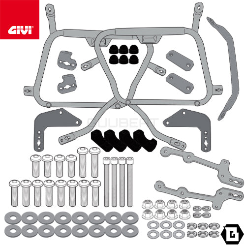 GIVI PLX2159 サイドケースホルダー MONOKEY SIDE ( モノキーサイド ) V37 / V35 用／YAMAHA トレーサー 9 / YAMAHA トレーサー 9 GT / YAMAHA トレーサー 9 GT プラス専用