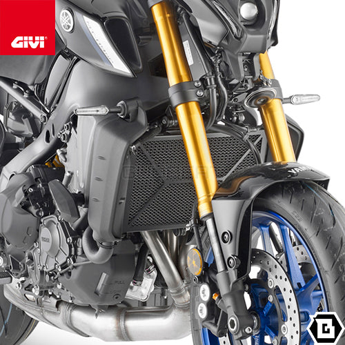GIVI PR2156 ラジエーターガード コアガード ステンレス製 ブラック／YAMAHA MT-09 SP / YAMAHA MT-09専用