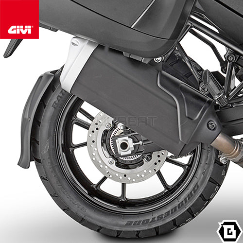 GIVI RM01 スプラッシュガード マッドガード ブラック／KAWASAKI ヴェルシス 650 / TRIUMPH ストリートトリプル 765 / TRIUMPH タイガー 900 / TRIUMPH ストリートトリプル 765他専用