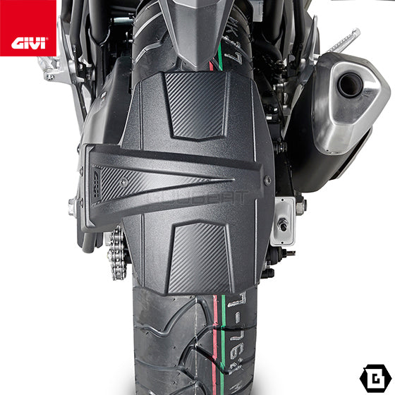 GIVI RM02 スプラッシュガード マッドガード ブラック／KTM 1290 スーパーアドベンチャー R / KAWASAKI ヴェルシス 650 / KTM 390 アドベンチャー / HONDA 400X他専用