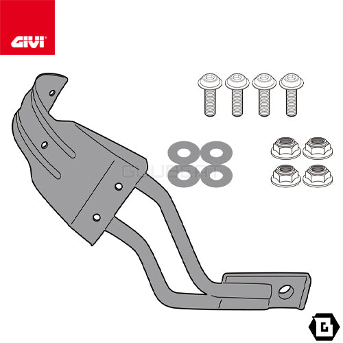 GIVI RM1171KIT スプラッシュガード マッドガード 取付ステー／HONDA NX 500 / HONDA NX 400 / HONDA CB500X / HONDA 400X専用