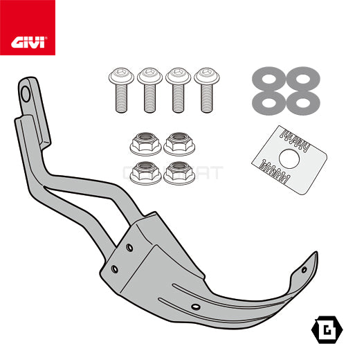 GIVI RM2139KIT スプラッシュガード マッドガード 取付ステー／YAMAHA トレーサー 900 / YAMAHA トレーサー 900 GT専用