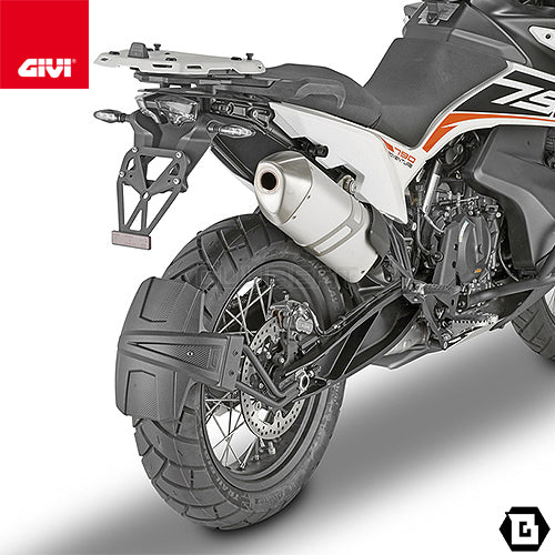 GIVI RM7710KIT スプラッシュガード マッドガード 取付ステー／KTM 790 アドベンチャー R / KTM 790 アドベンチャー / KTM 890 アドベンチャー / KTM 890 アドベンチャー / HUSQVARNA ノーデン 901専用