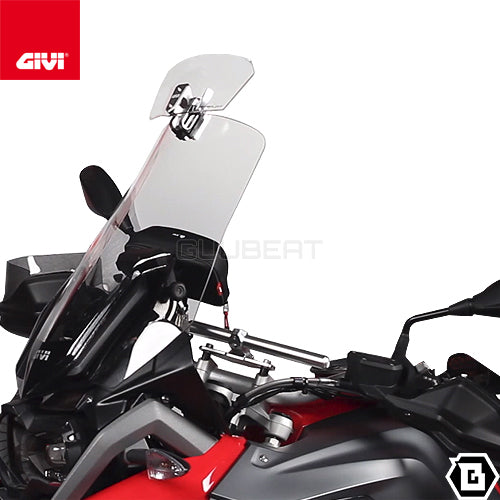 GIVI S180T スポイラー スクリーン 可動式 汎用 ユニバーサル タイプ クリア