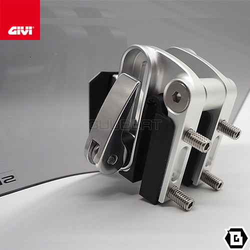 GIVI S180T スポイラー スクリーン 可動式 汎用 ユニバーサル タイプ クリア