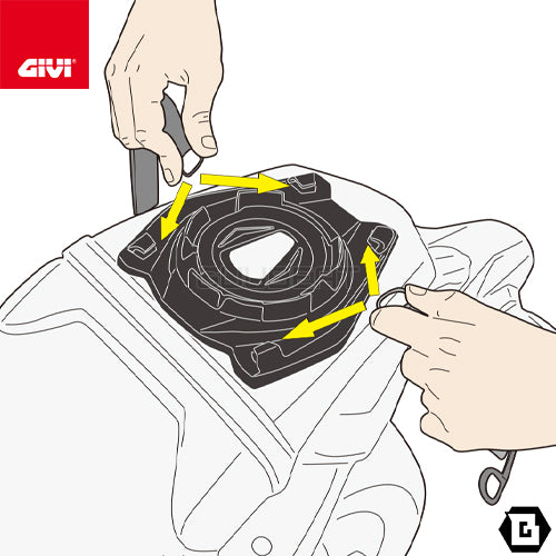 GIVI S430 シートロック ( SEATLOCK  ) タンクロック 用