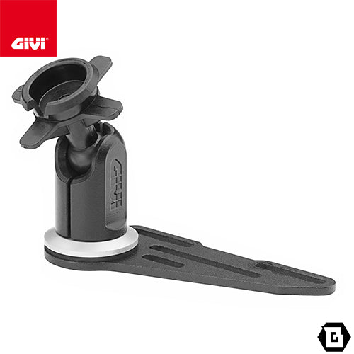 GIVI S904B スマホホルダー マウント ブレーキ/クラッチオイルリザーバー取付用 アルミニウム製