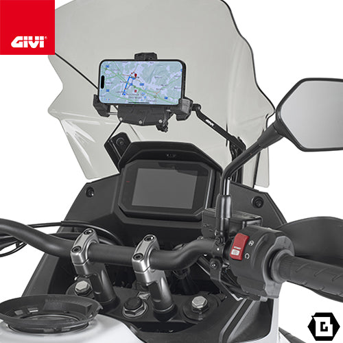 GIVI S920L SMART CLIP スマホホルダー 外寸144 x 67mm - 178 x 90mm用
