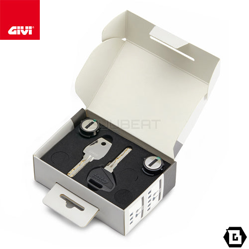 GIVI SLR102 スマートセキュリティーロック 2シリンダー 2キー｜Trekker Outback Evo Smart専用