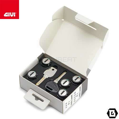 GIVI SLR105 スマートセキュリティーロック 5シリンダー 2キー｜Trekker Outback Evo Smart専用